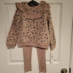 Nicole Miller girls fleece sweater with pants